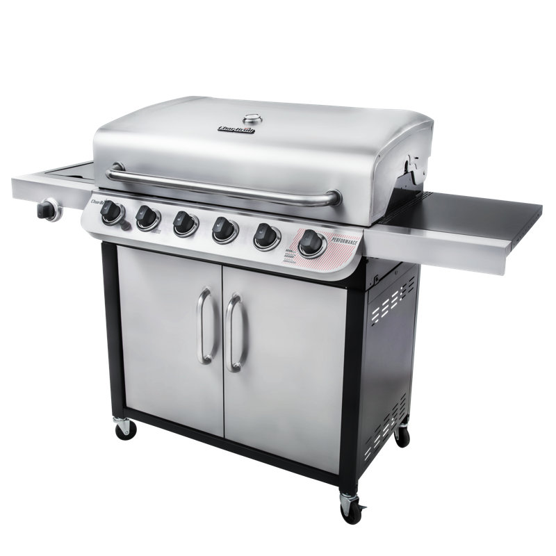 CharBroil Performance Series 6-Burner Propane Gas Grill with Side